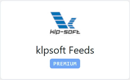 klpsoft feeds premium