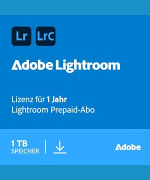 Adobe Lightroom CC - 1 TB - 1 year
